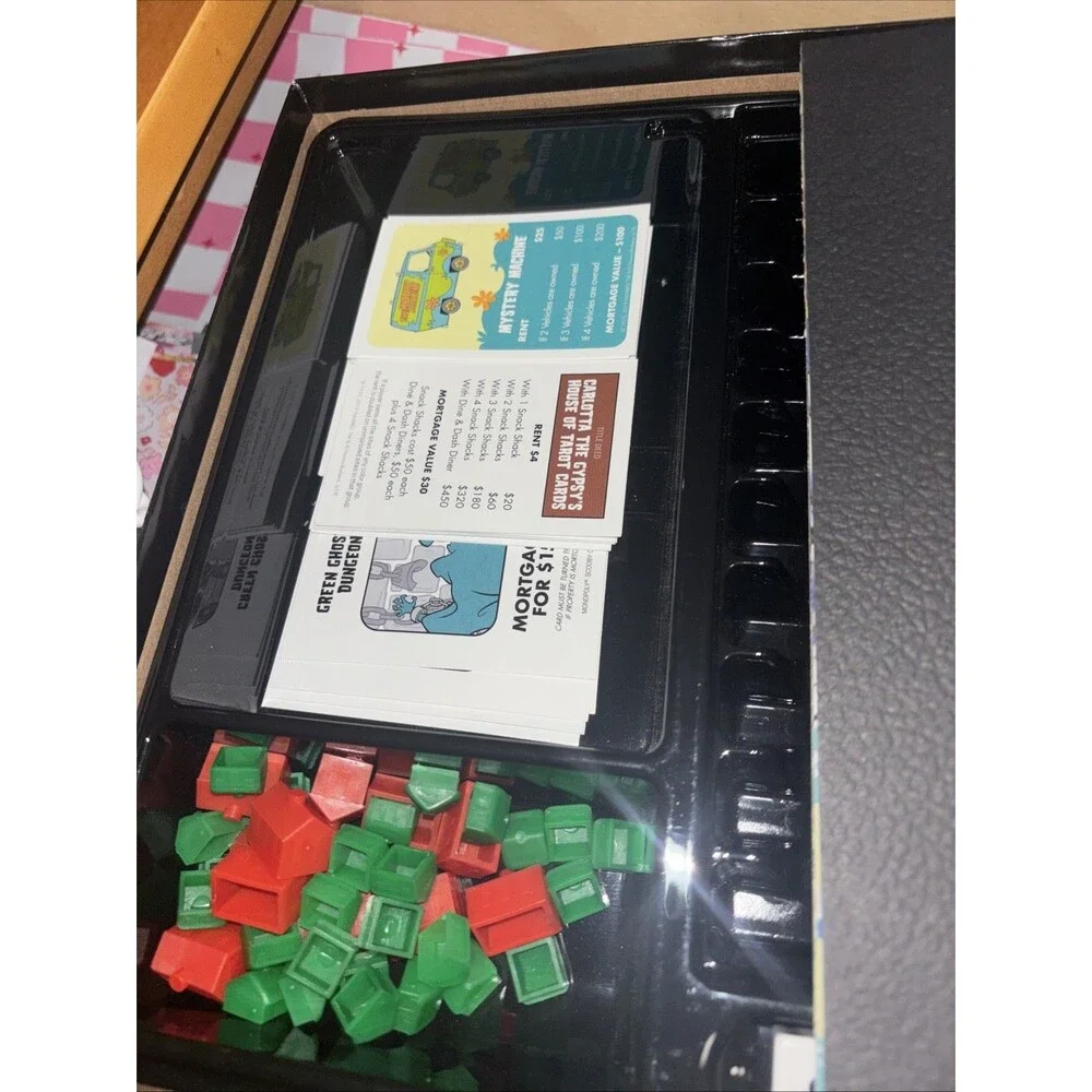 Monopoly Scooby-Doo 50th Anniversary 2019 Hasbro Board Game Box Open Missing One